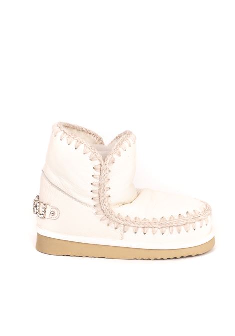 Stivaletto eskimo 18 strass bianco MOU | ESKIMO 18 RHINESTONES101036C-WXWHI